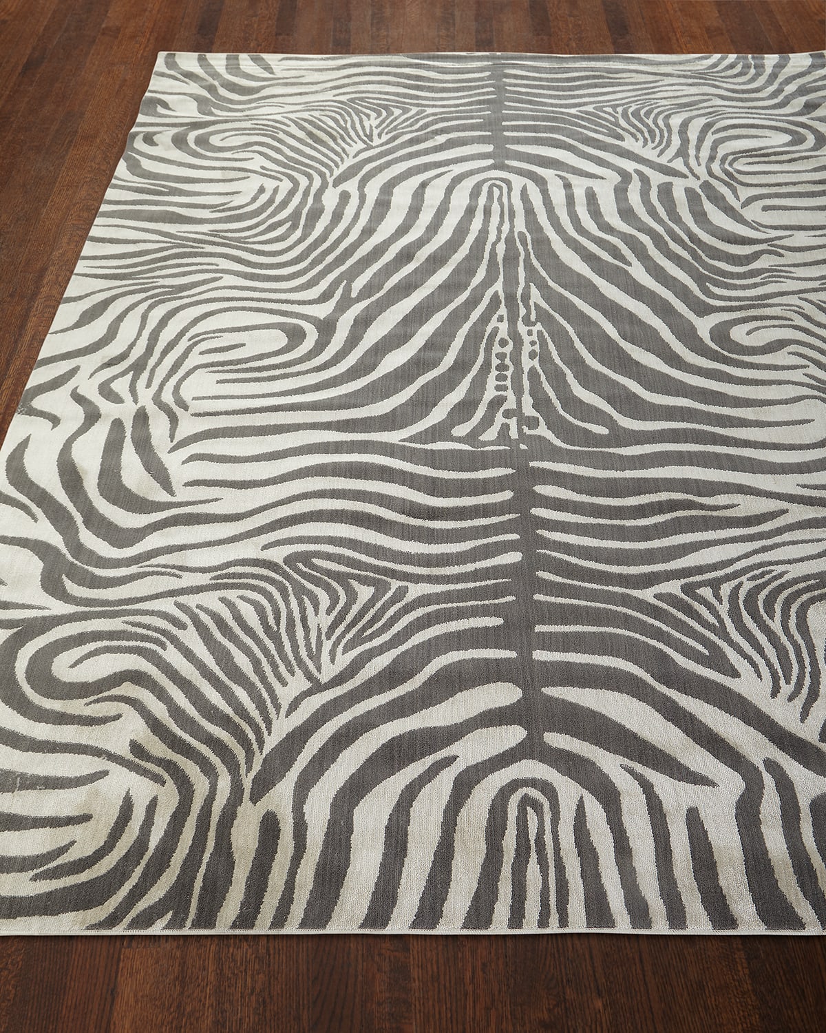 Dariya Power-Loomed Zebra Rug, 8' x 10'