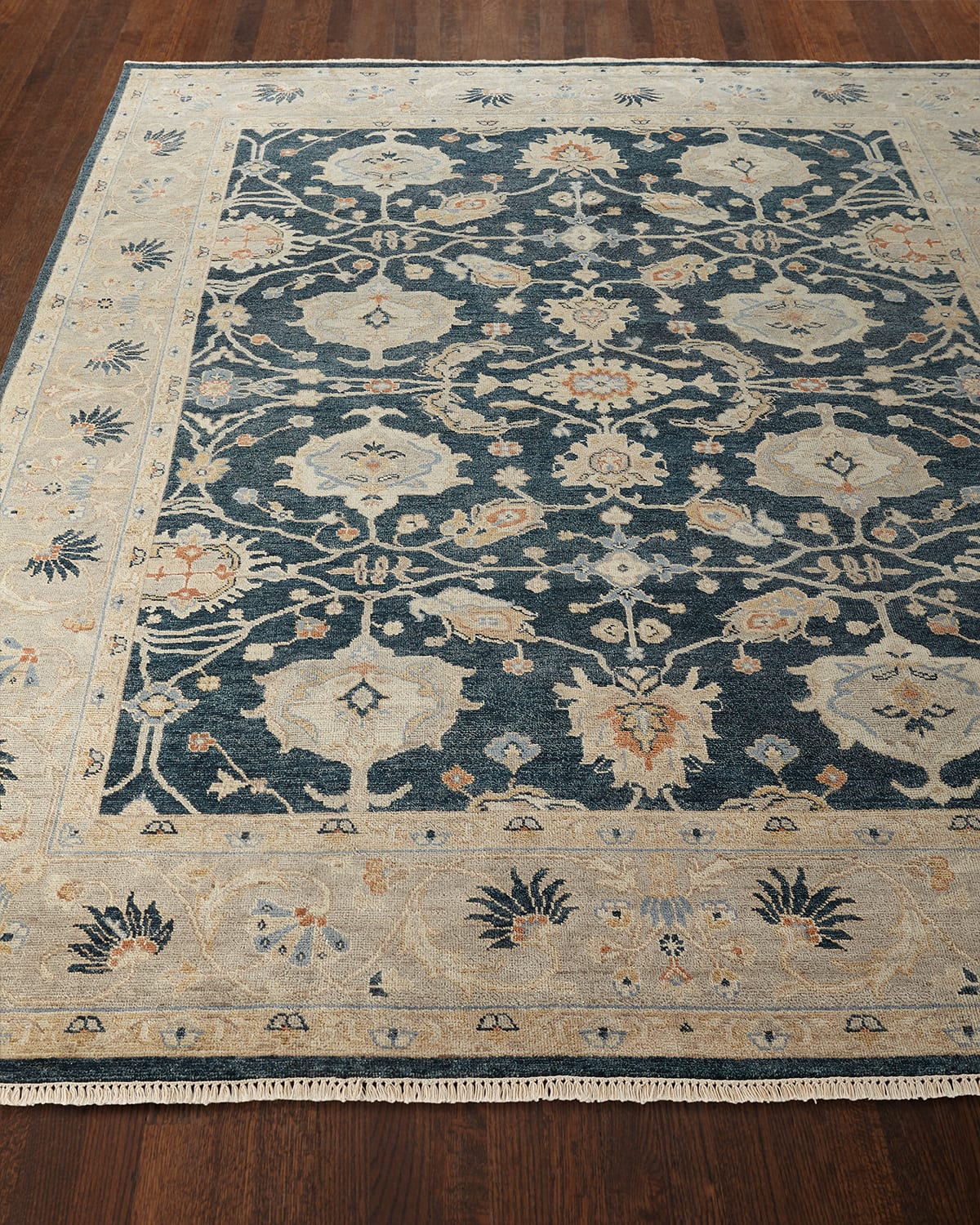 Estevan Hand-Knotted Oushak Rug, 6' x 9'