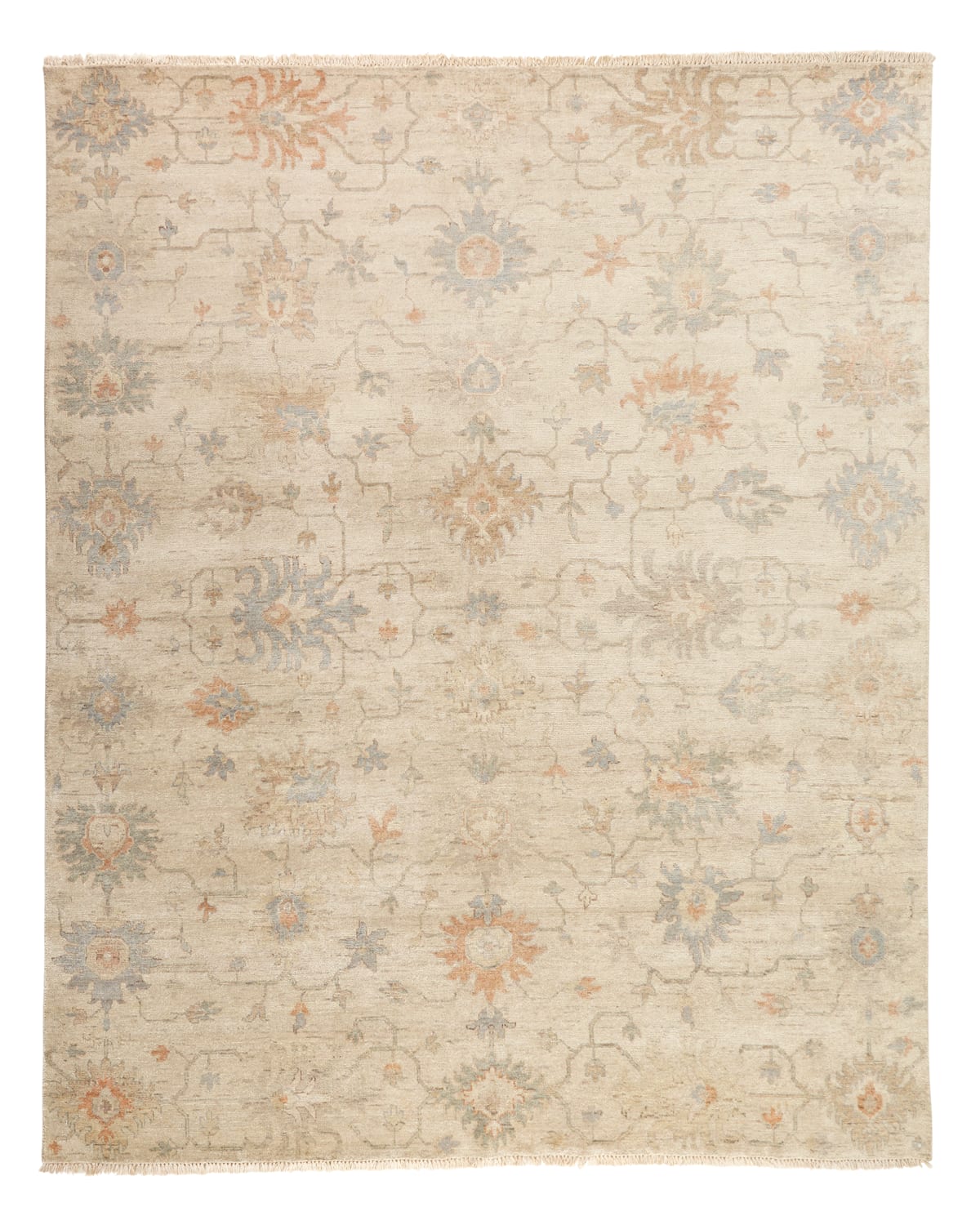 Mykia Hand-Knotted Oushak Rug, 12' x 15'