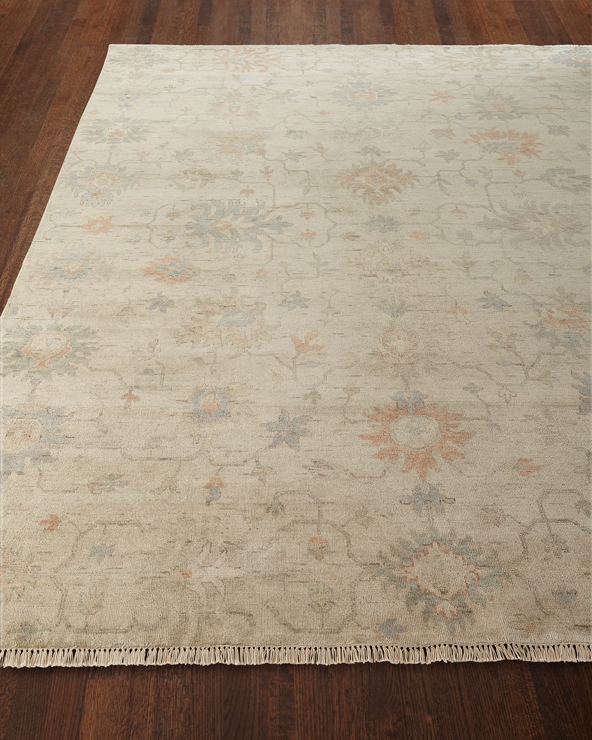 Mykia Hand-Knotted Oushak Rug, 9' x 12'