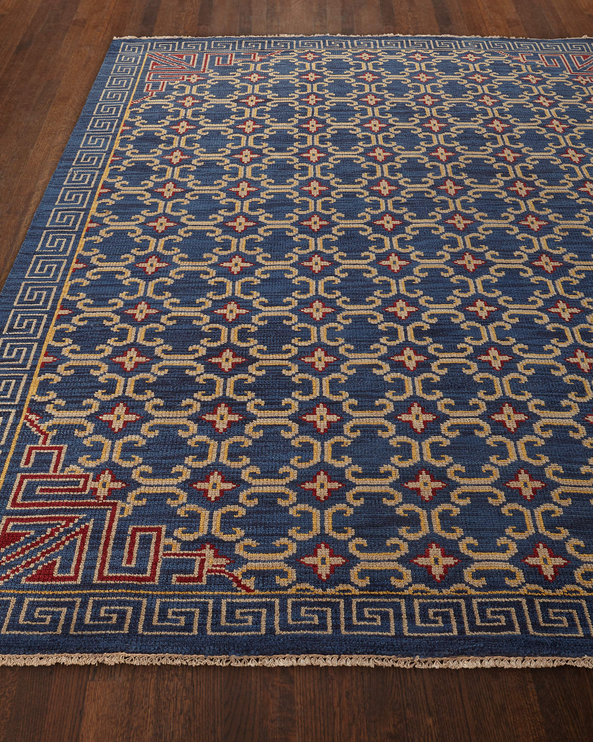 Clarice Hand-Knotted Runner, 3' x 8'