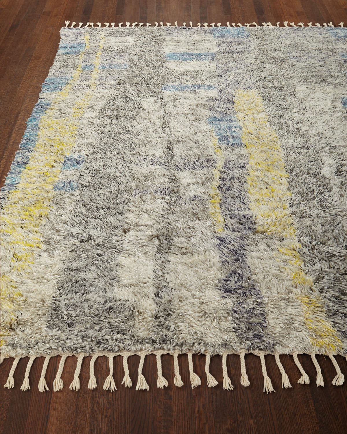 Karina Hand-Knotted Shag Rug, 8' x 10' at RugsBySize.com