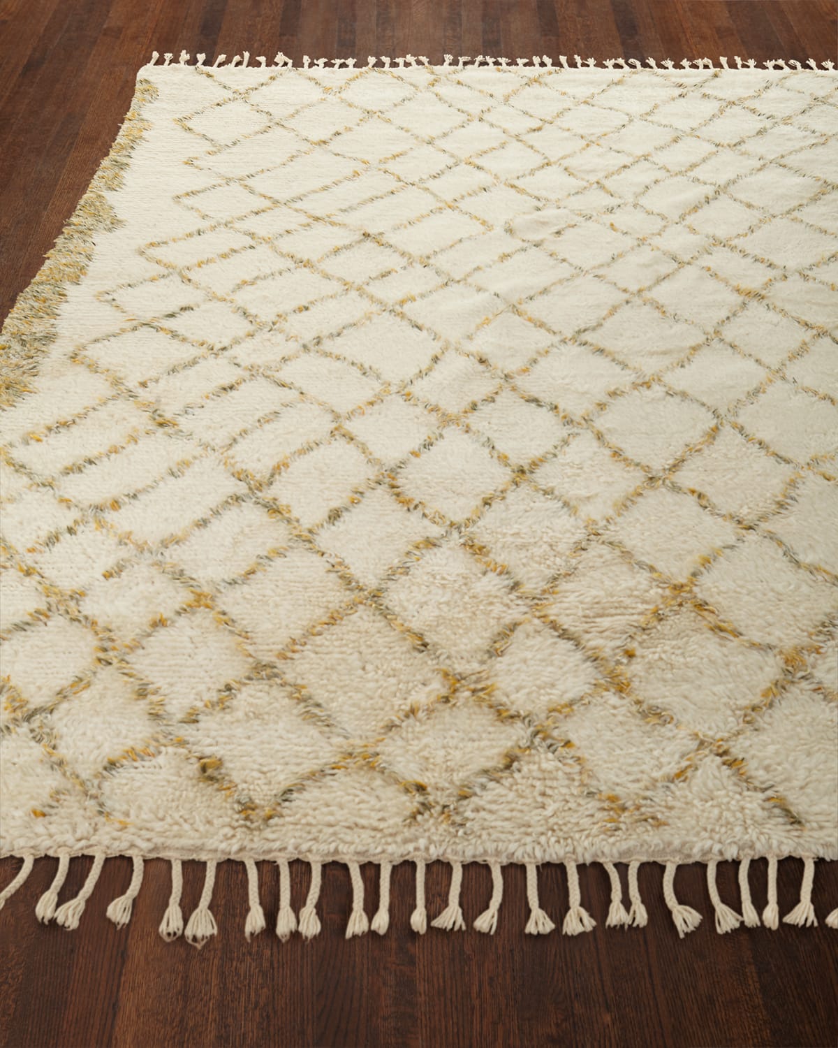 Sachi Hand-Knotted Shag Rug, 6' x 8' at RugsBySize.com