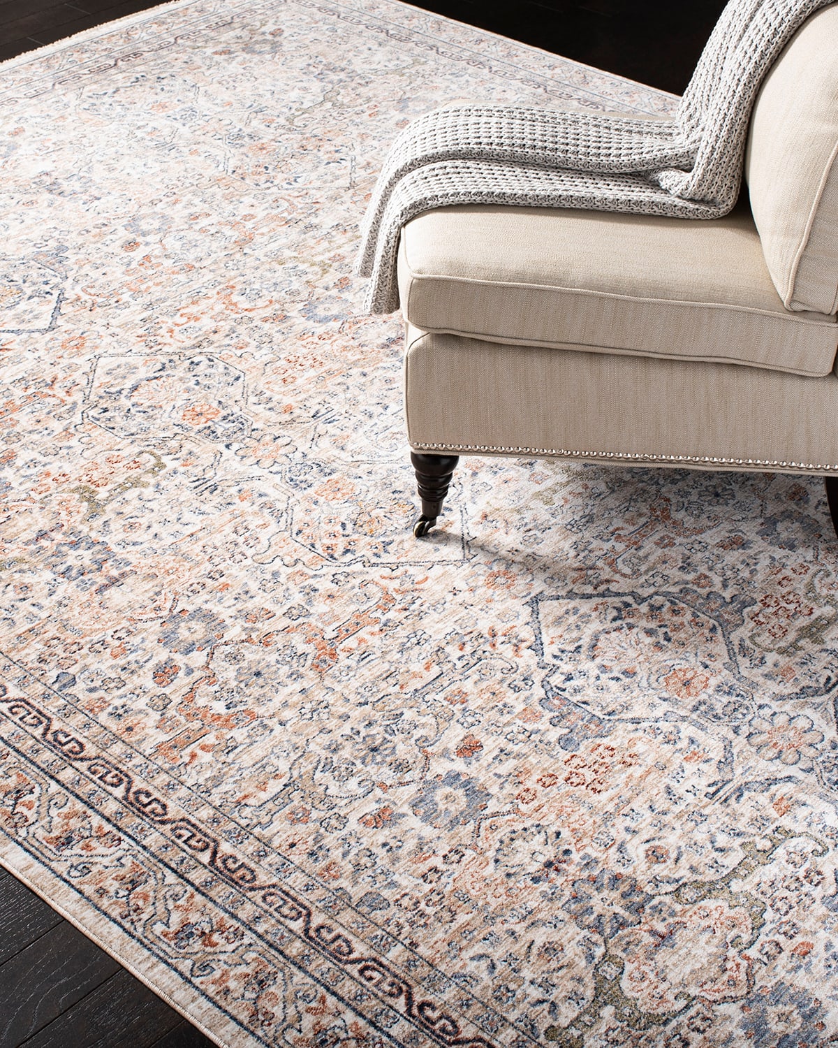 Belvoir Ivory Power-Loomed Rug, 10' x 13'