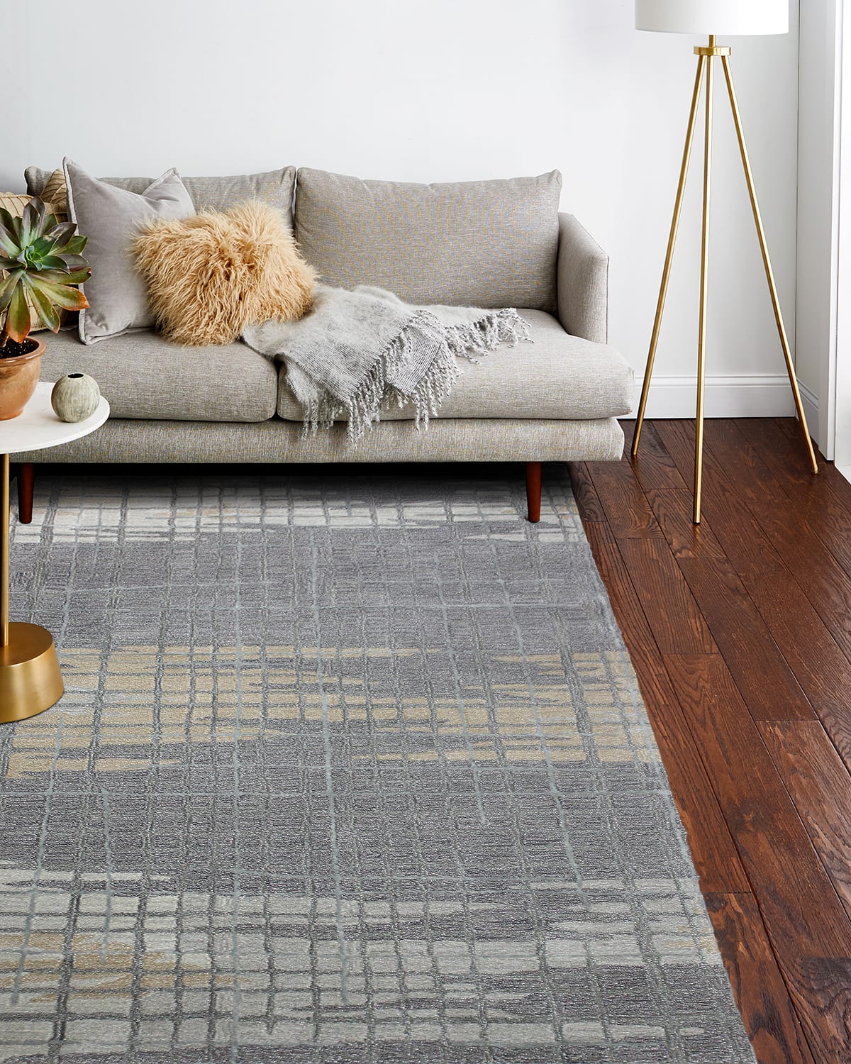 Fyffe Hand-Tufted Rug, 6' x 9'