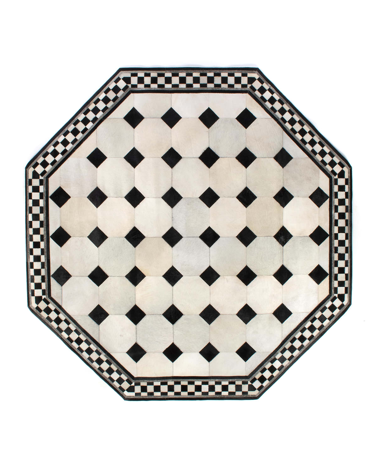 Westminster Hair Hide Rug, 6' Round