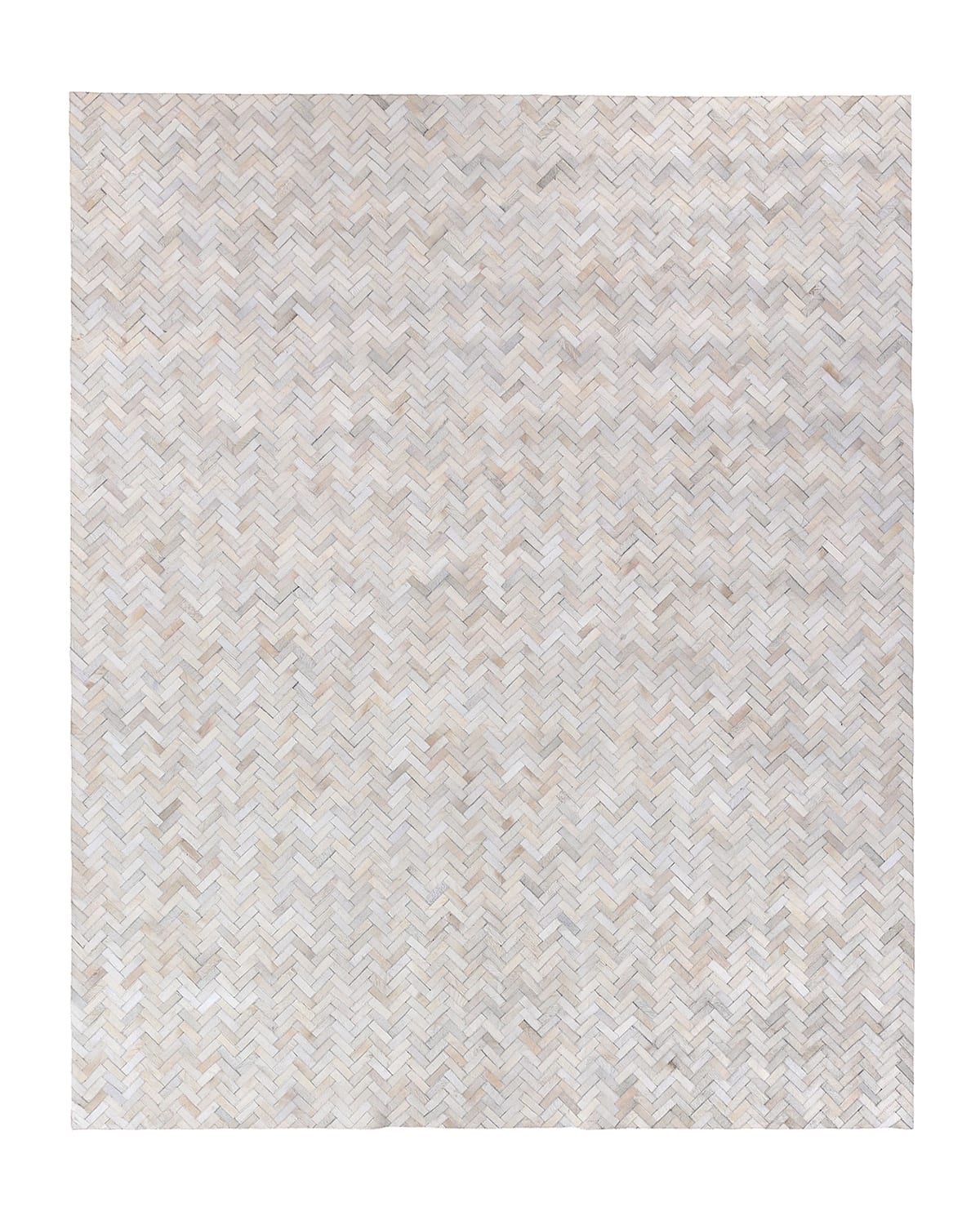 Bregman Hand-Stitched Hair Hide Rug, 5' x 8'