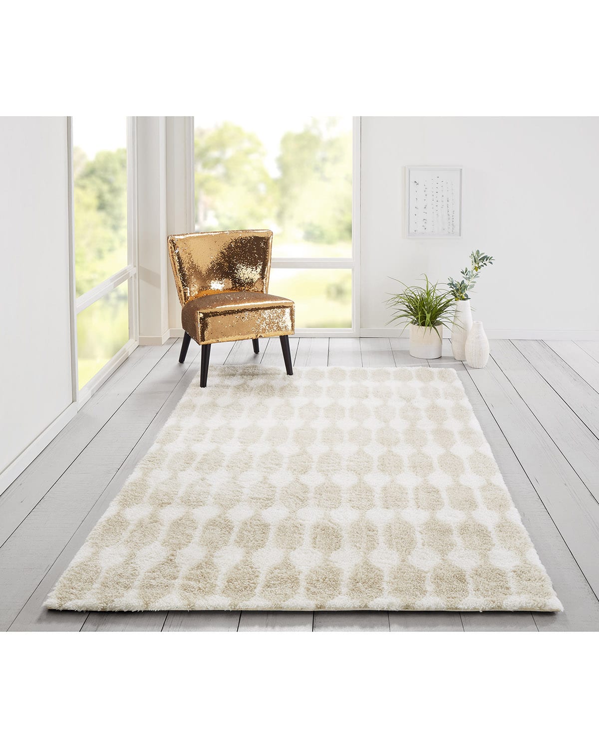 Coastal Hand-Tufted Rug, 3' x 5'