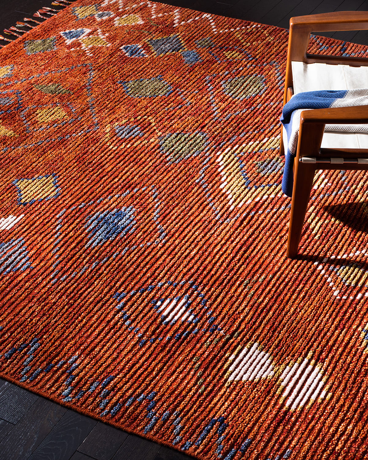 Nahla Currant Hand-Knotted Rug, 4' x 6'