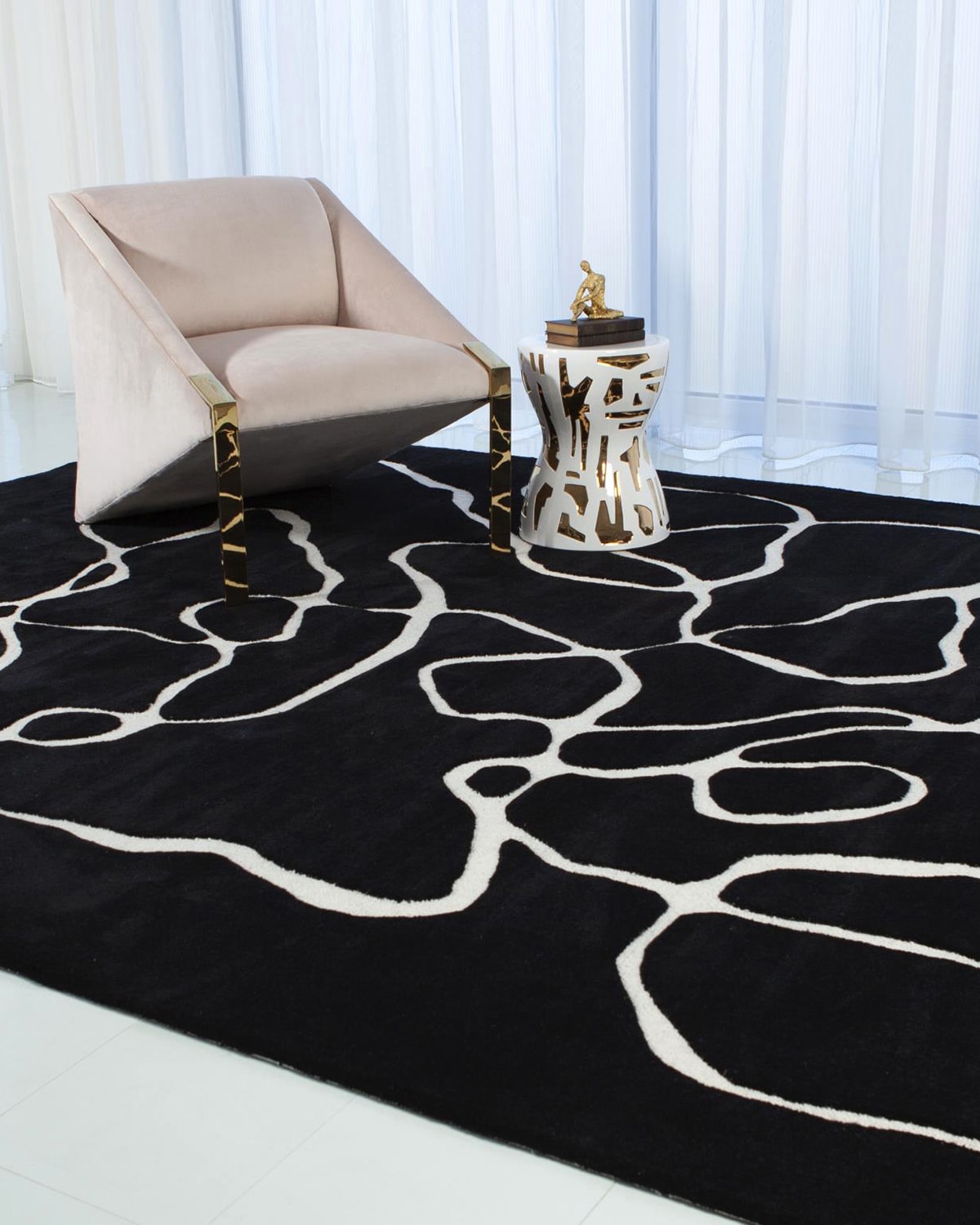 Squiggle Rug, 9' x 12'
