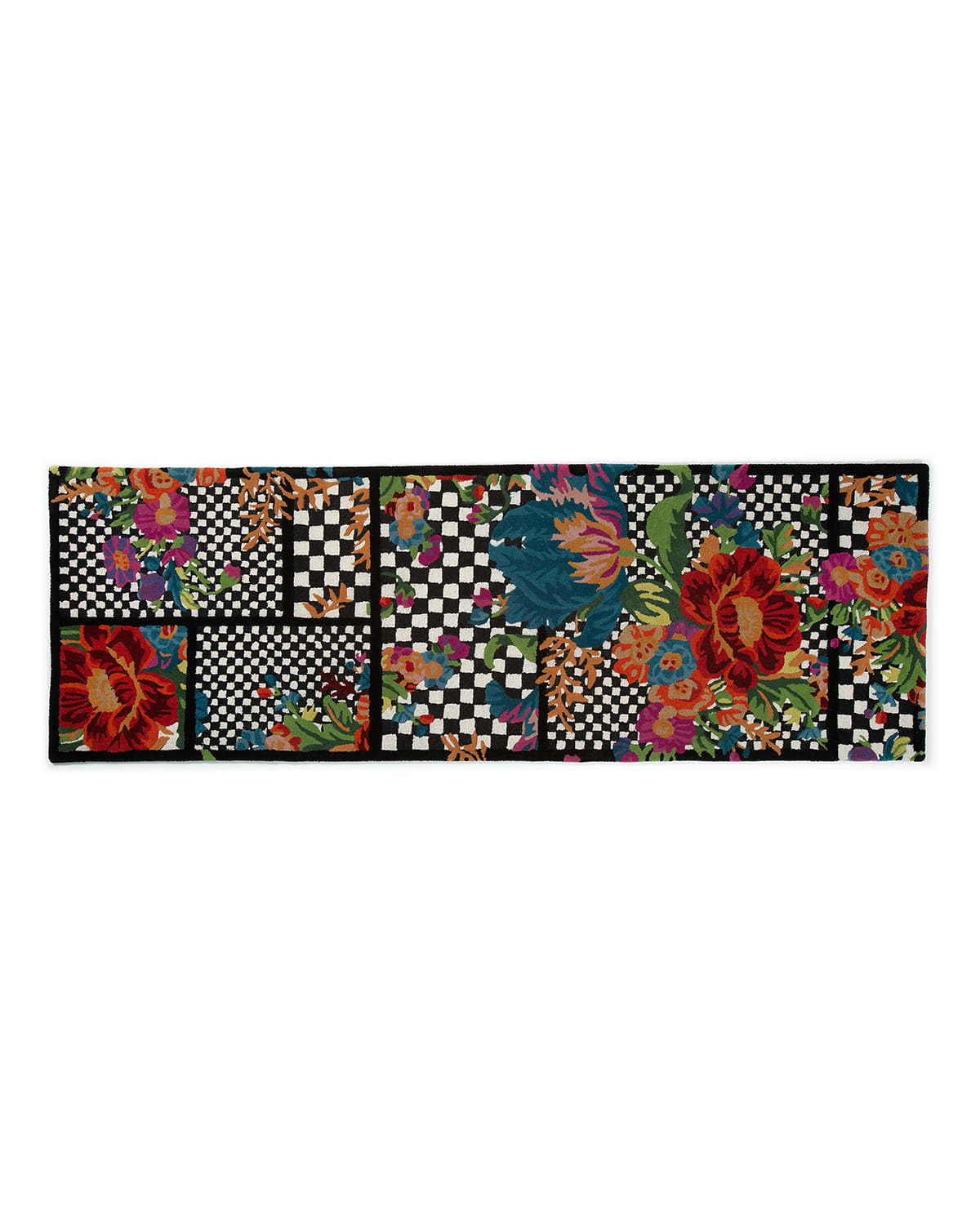 Flower Market Trellis Rug, 2'8in x 8'
