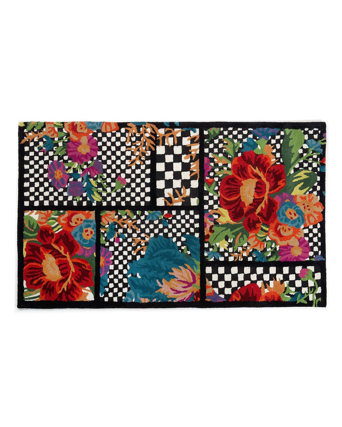 Flower Market Trellis Rug, 3' x 5'