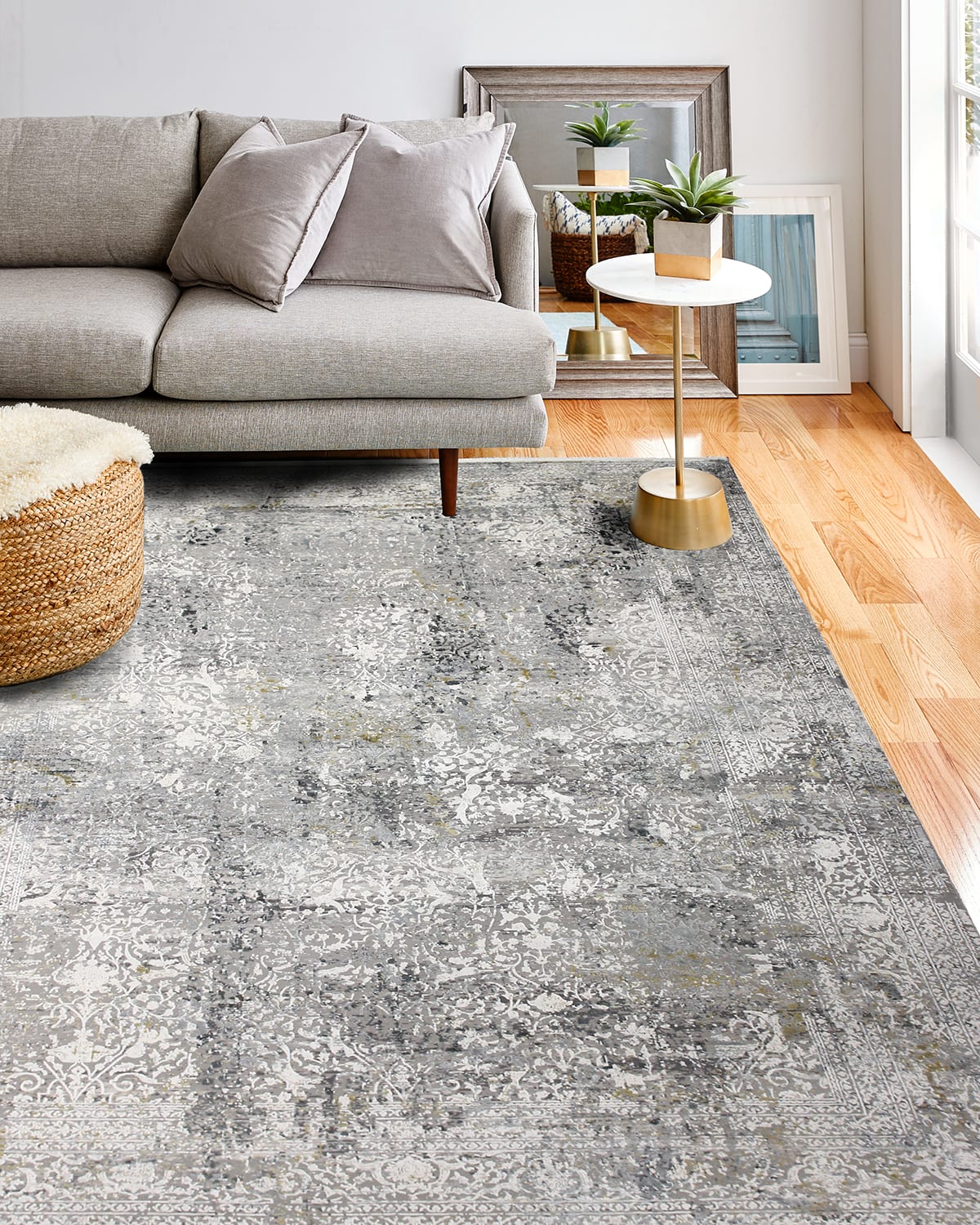 Hillscape Power-Loomed Rug, 4' x 6'