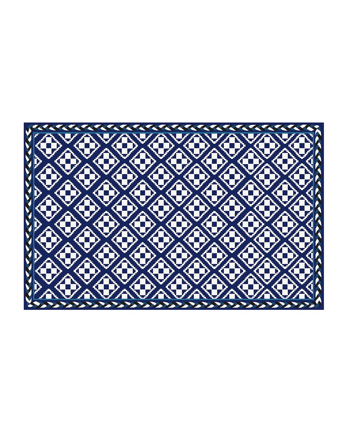 Courtyard Indoor/Outdoor Rug - 5' x 8' - Royal