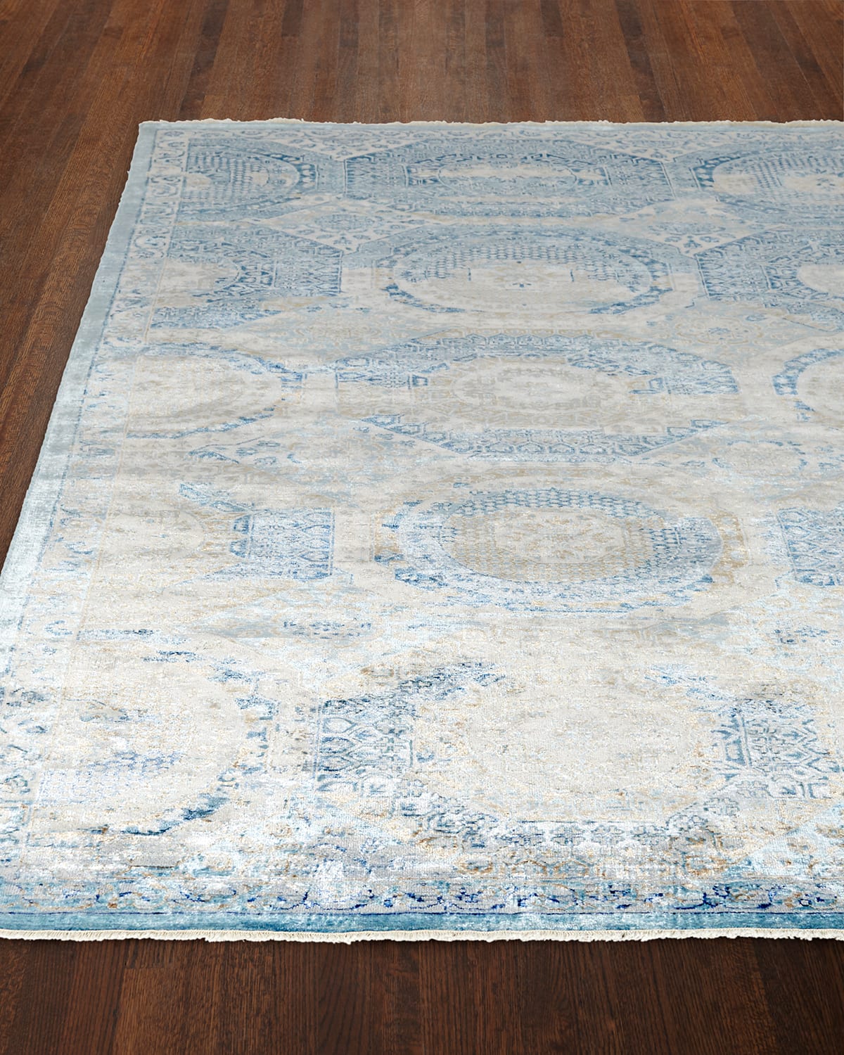 Venetian Blue Fine Rug, 10' x 14'