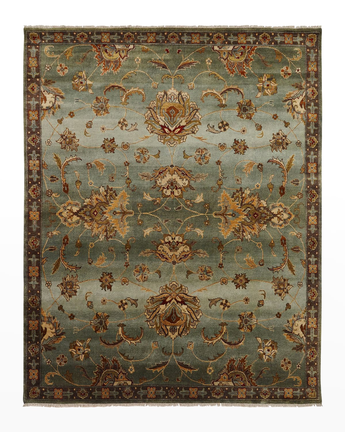 Atlantic Hand Knotted Rug, 9' x 12'