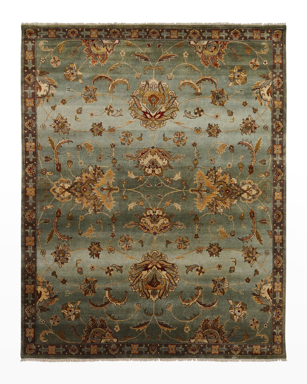 Atlantic Hand Knotted Rug, 4' x 6'