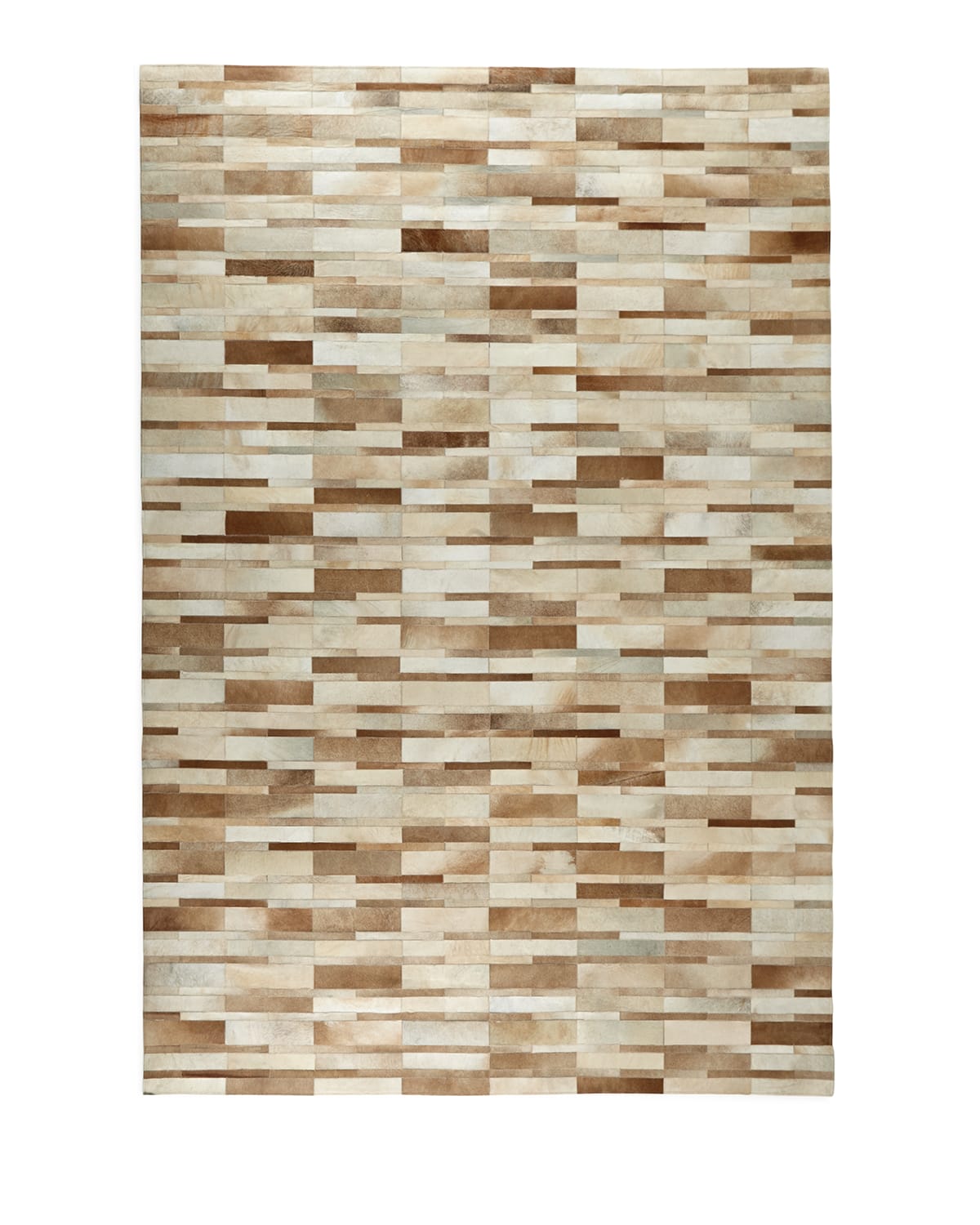 Mosaic Hairhide Rug, 5' x 8'