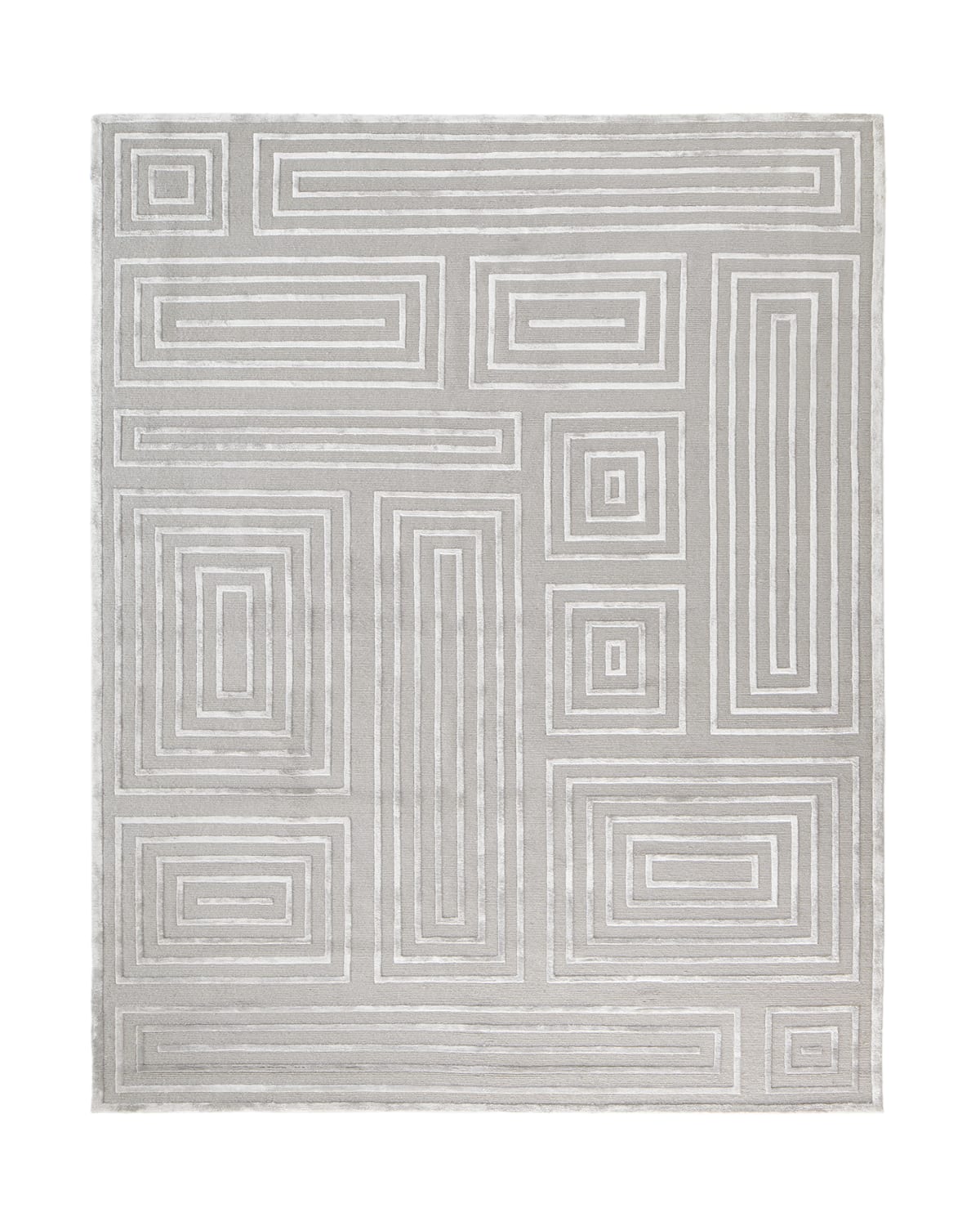 Spiral Quads Rug, 6' x 9'