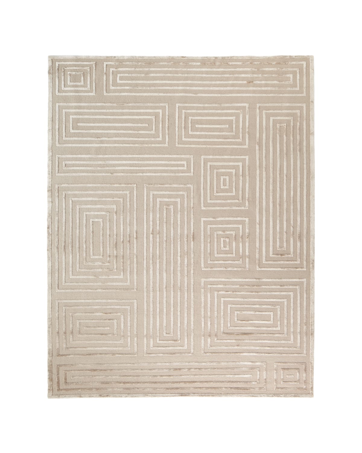 Spiral Quads Rug, 9' x 12'