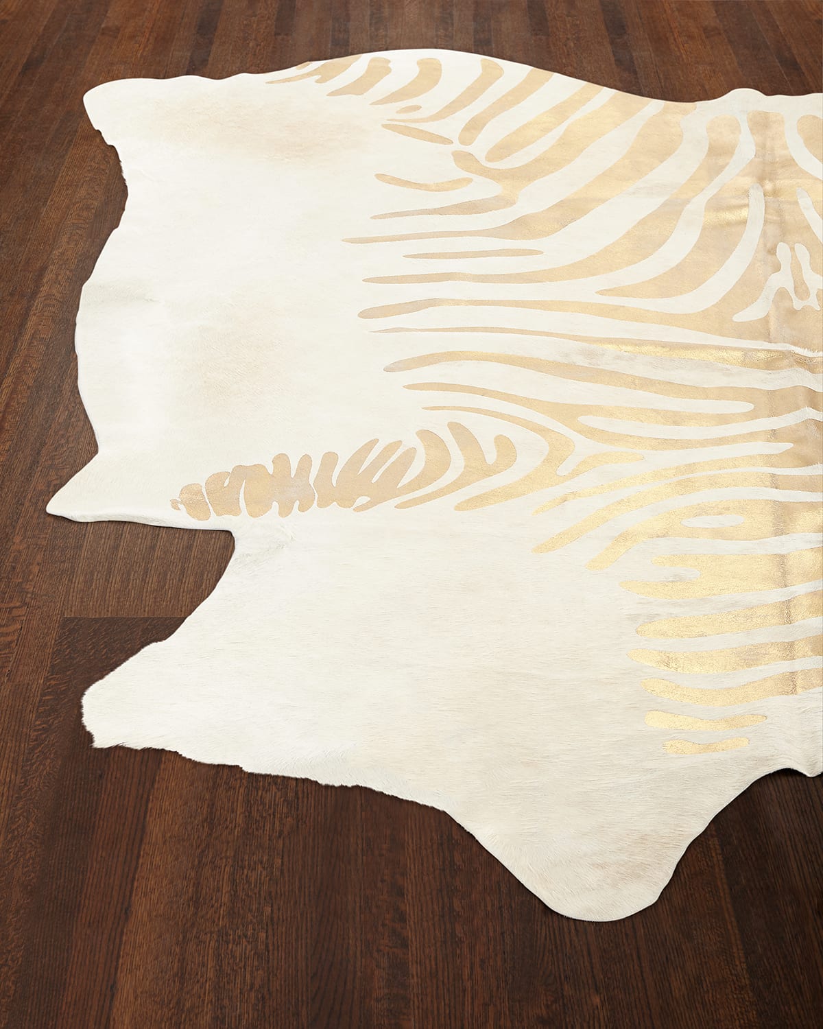 Tali Golden Zebra Rug, 5' x 7'