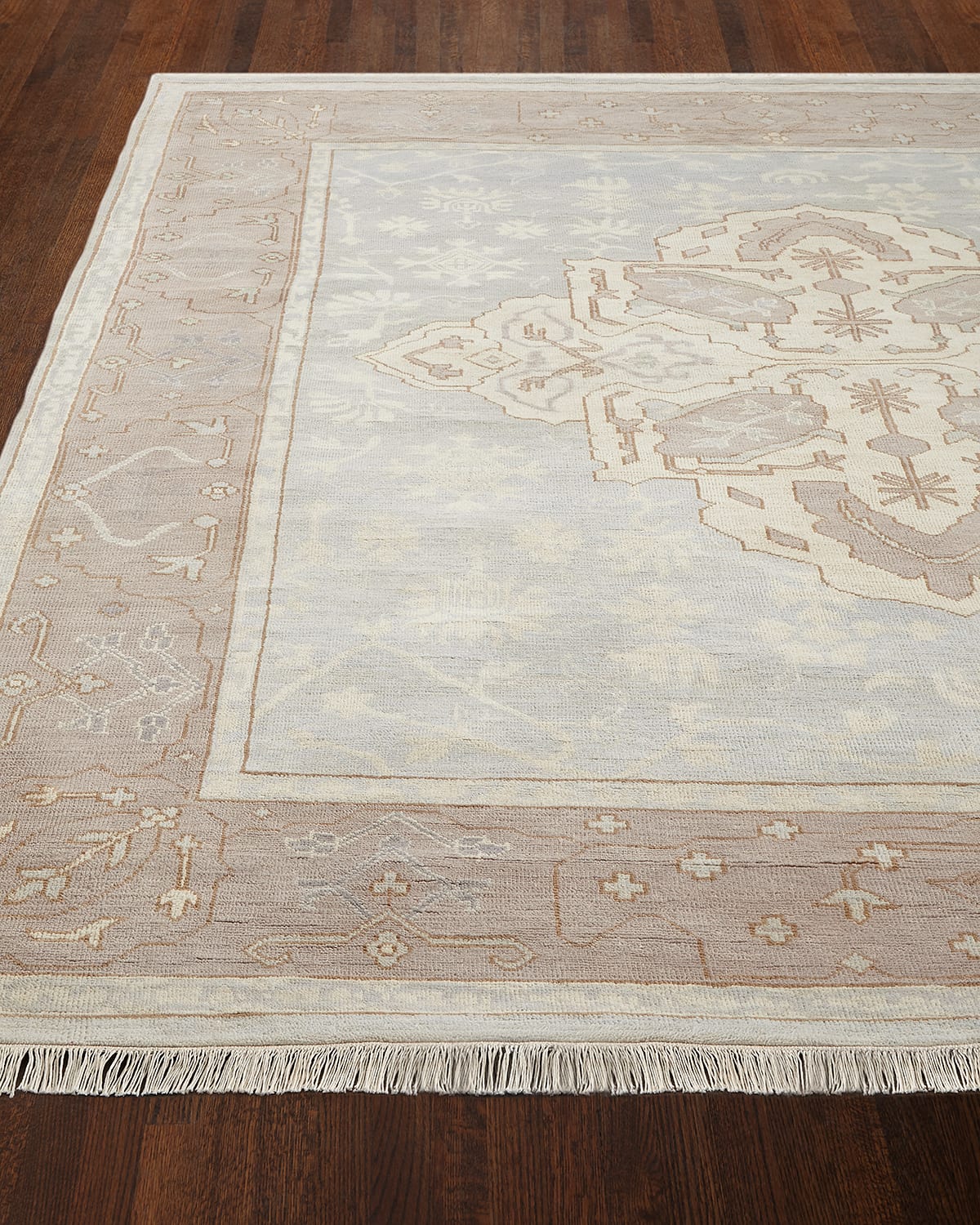 Lady Blue Oushak Rug, 6' x 9'