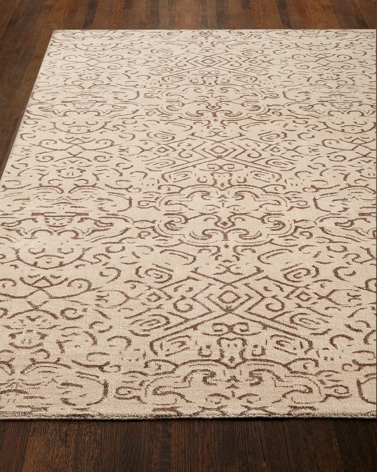 Etched Geometric Rug, 6' x 9'