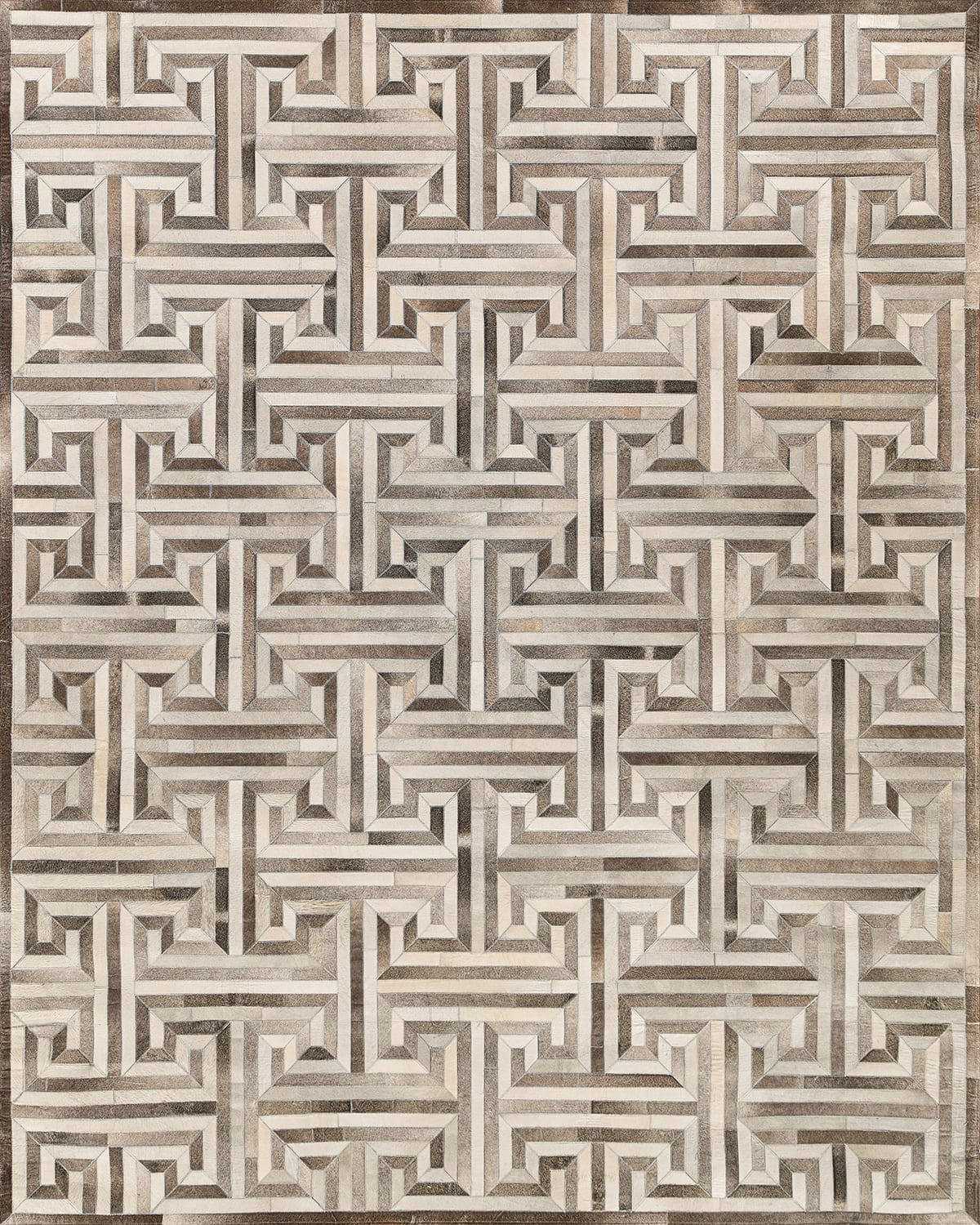 Cityscape Hairhide Rug, 5' x 8'