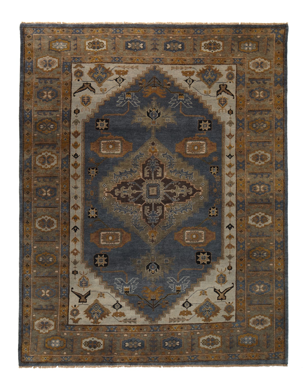Michener Blue Rug, 9' x 12'