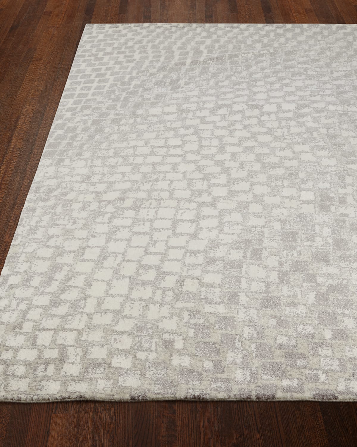 Cream Tile Rug, 10' x 14'