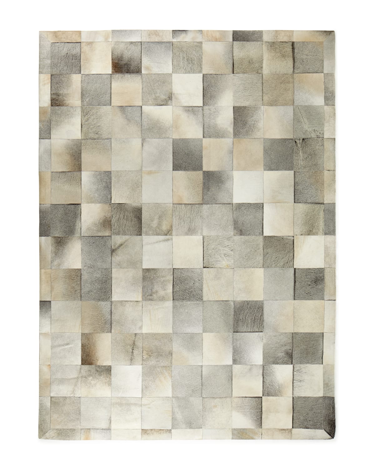 Winslow Hide Blocks Rug, 5' x 8'