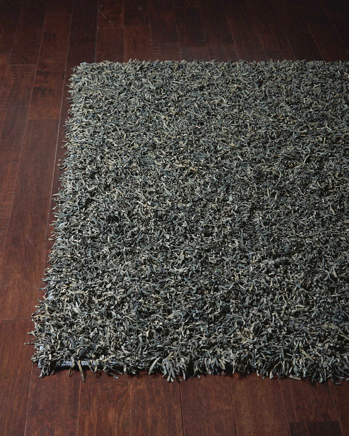Bohdi Leather Shag Rug, 3' x 5'