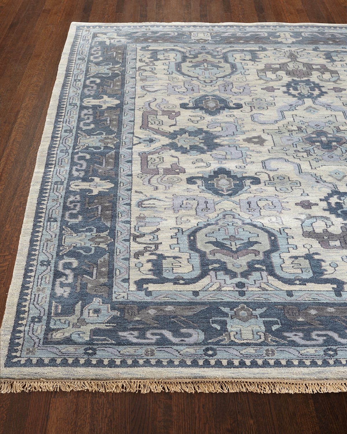 Castle Hand-Knotted Rug, 4' x 6'