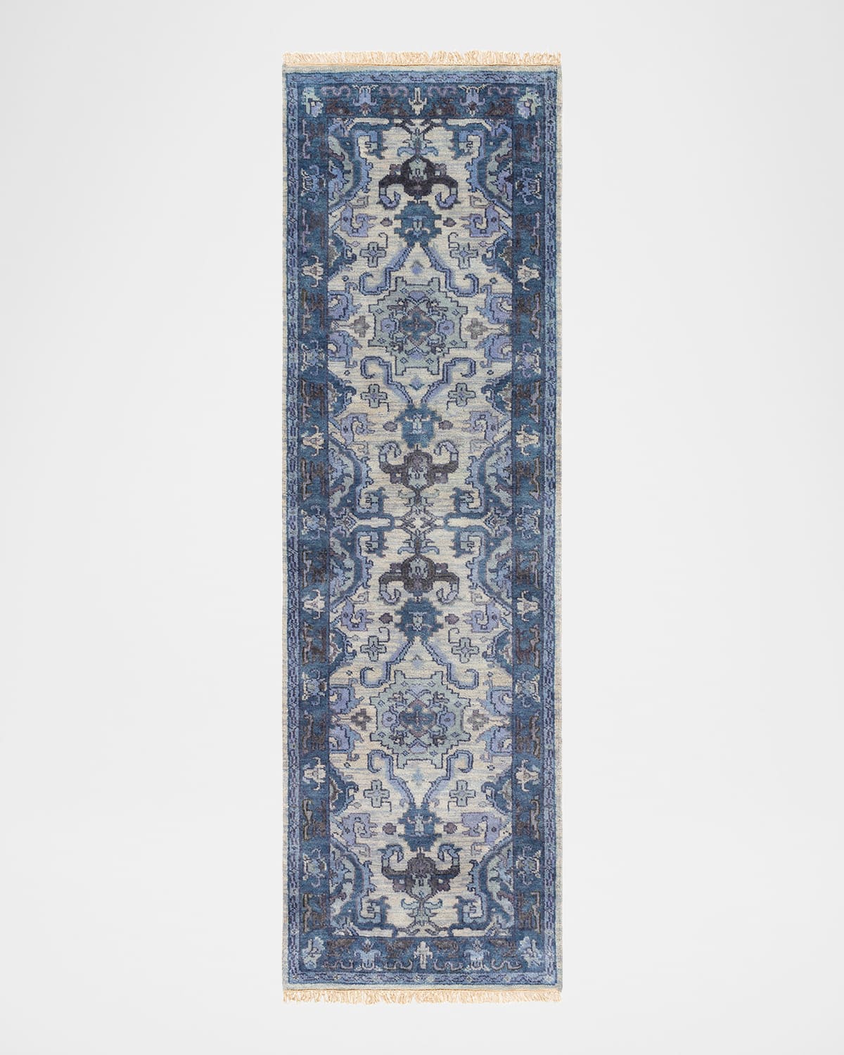 Castle Hand-Knotted Runner, 2'6in x 8'