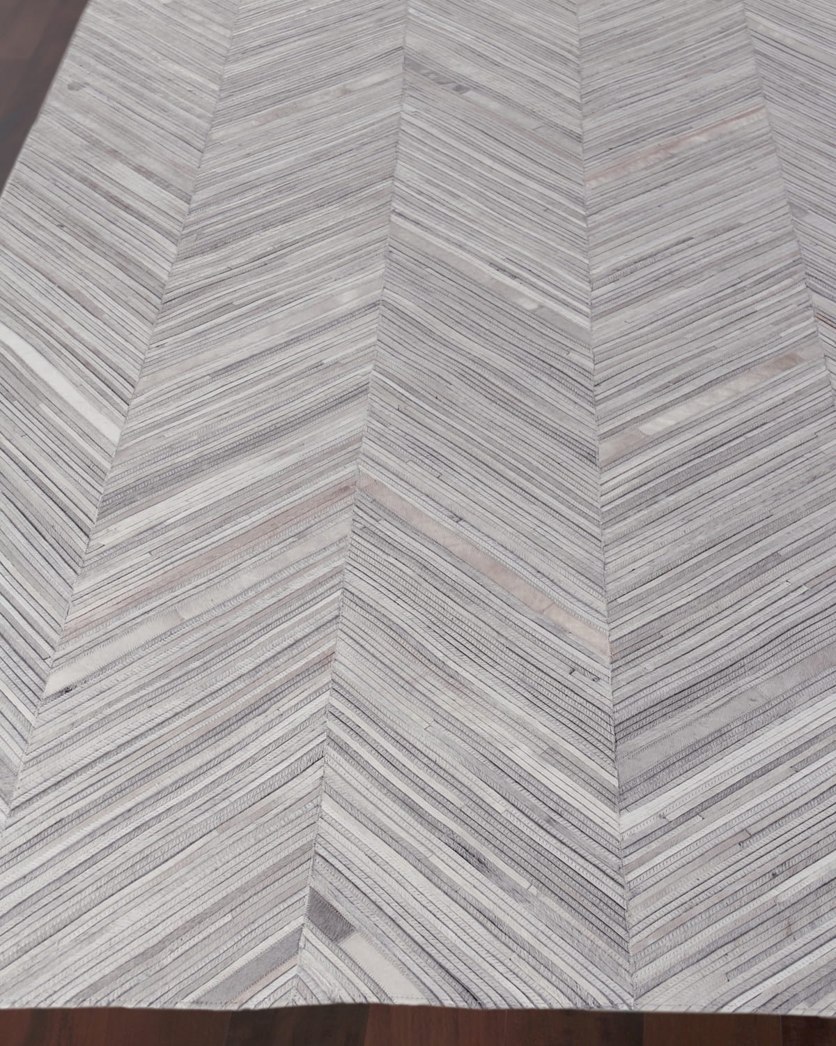 Bellamy Hand-Stitched Hairhide Rug, 5' x 8'