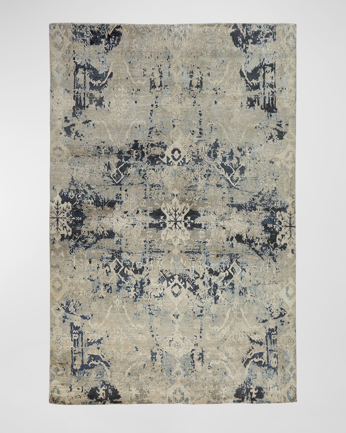 Zaffre Hand-Knotted Runner, 3' x 10'