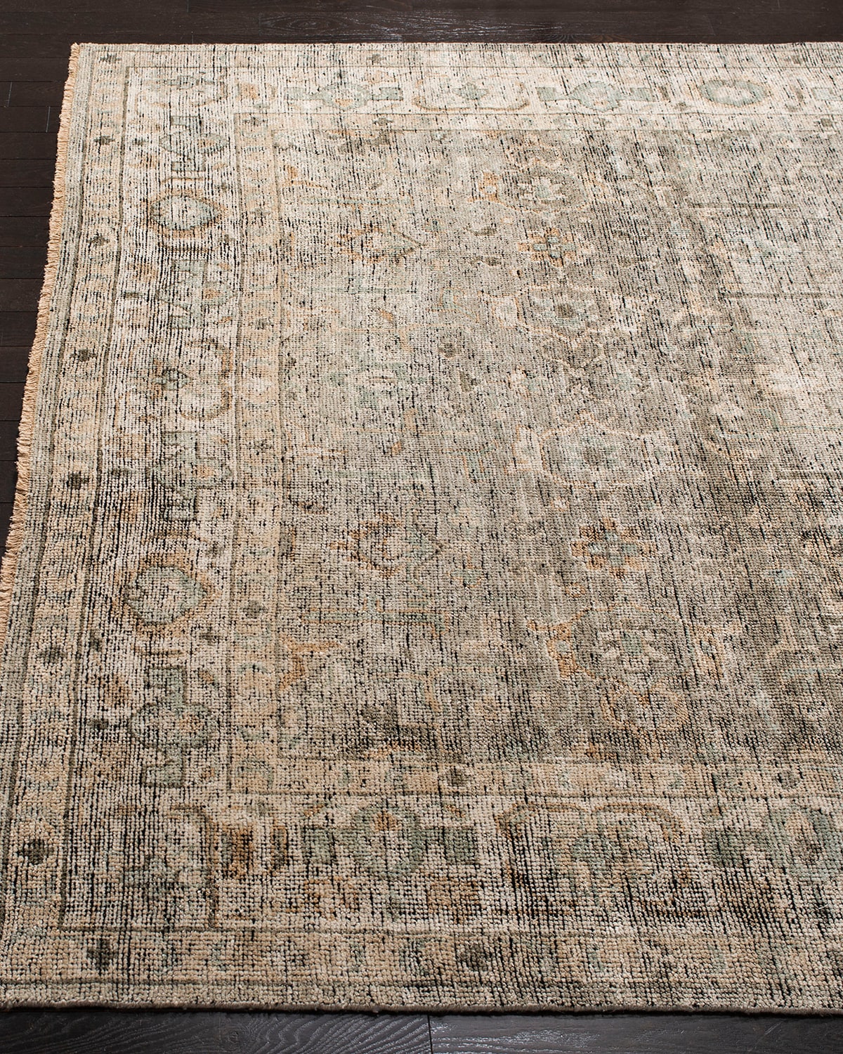 Rowan Hand-Knotted Wool Rug, 6' x 9'