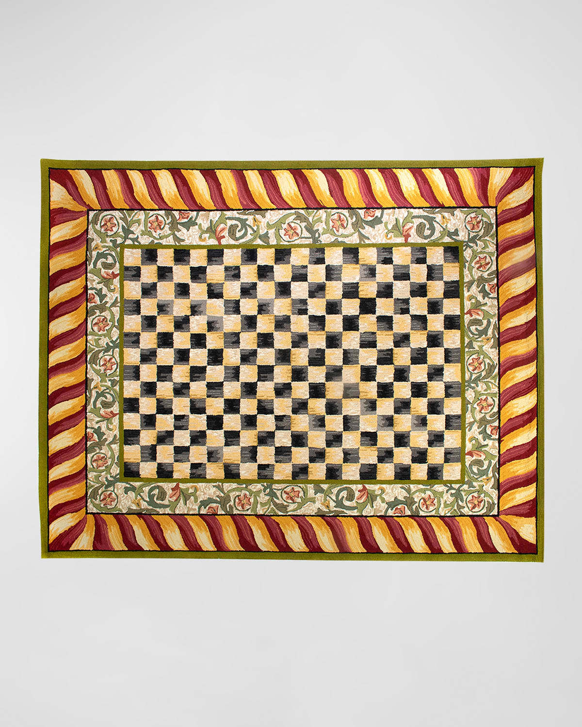 Courtly Check Rug, 8' x 10'