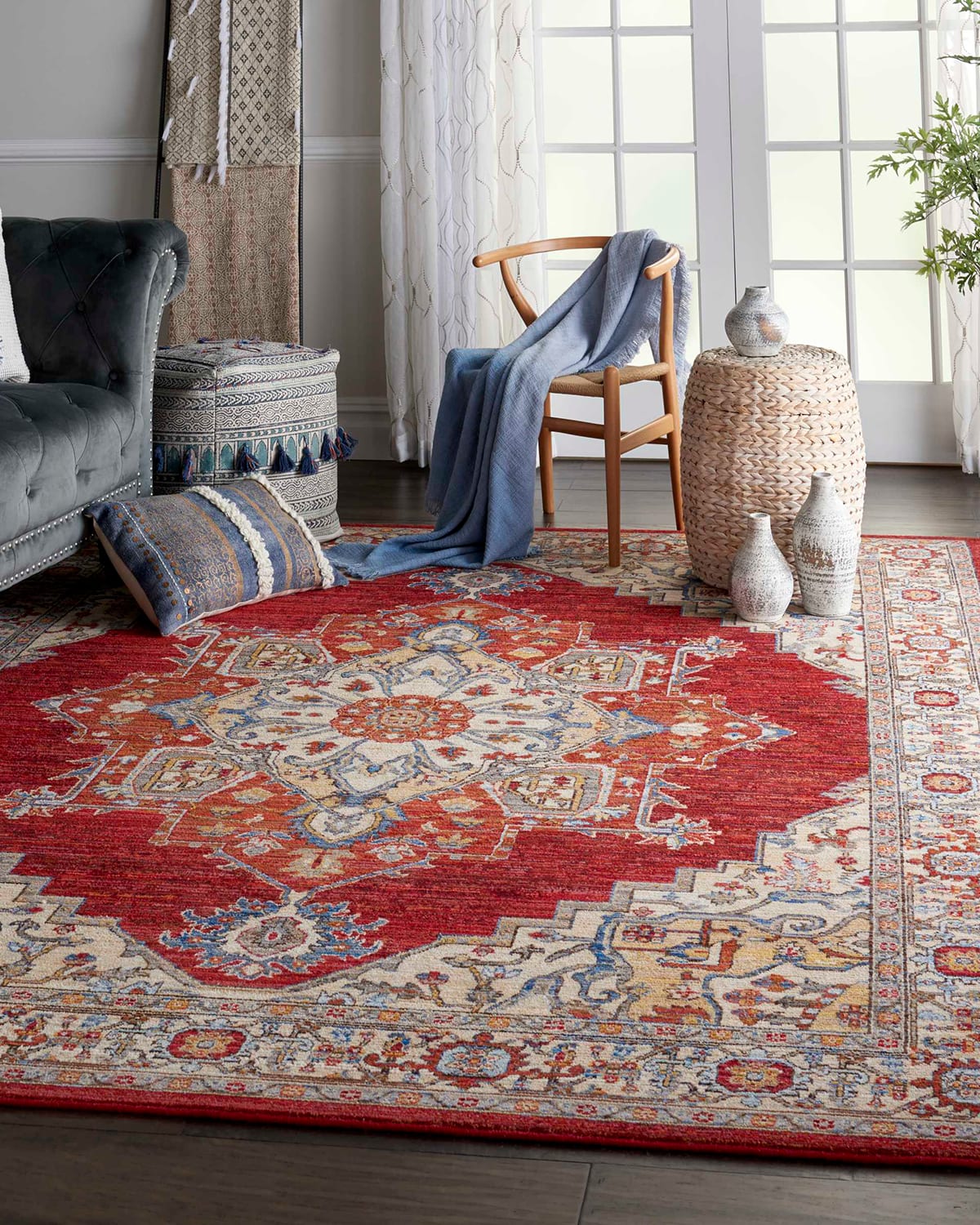 Oriel Loom-Woven Rug, 6' x 8'