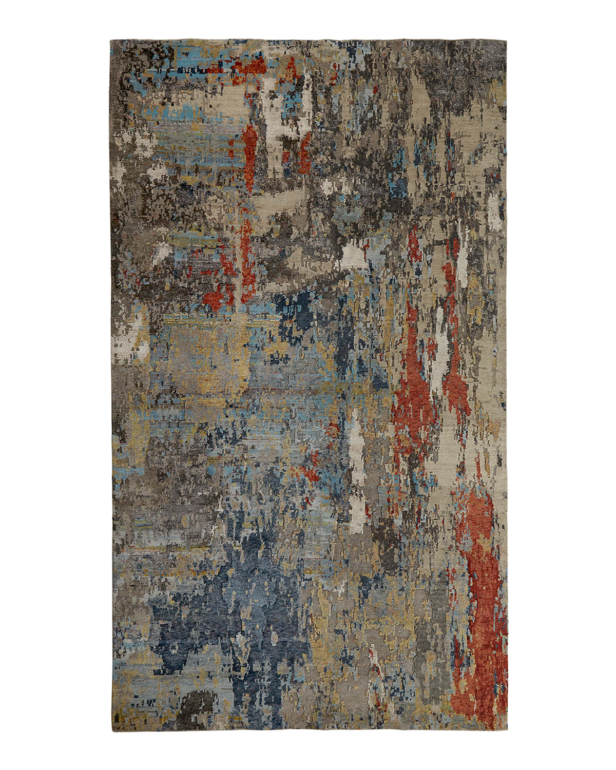 Layla Tibetan Weave Knotted Rug, 6' x 9'