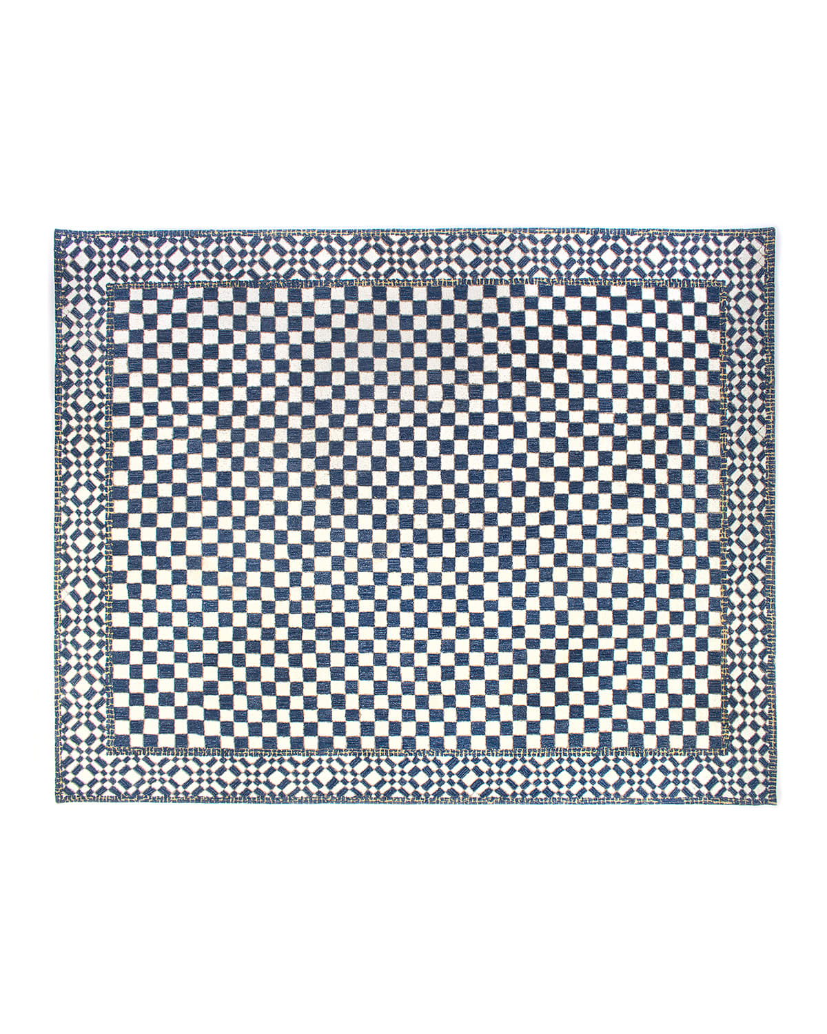 Royal Check Rug, 8' x 10'