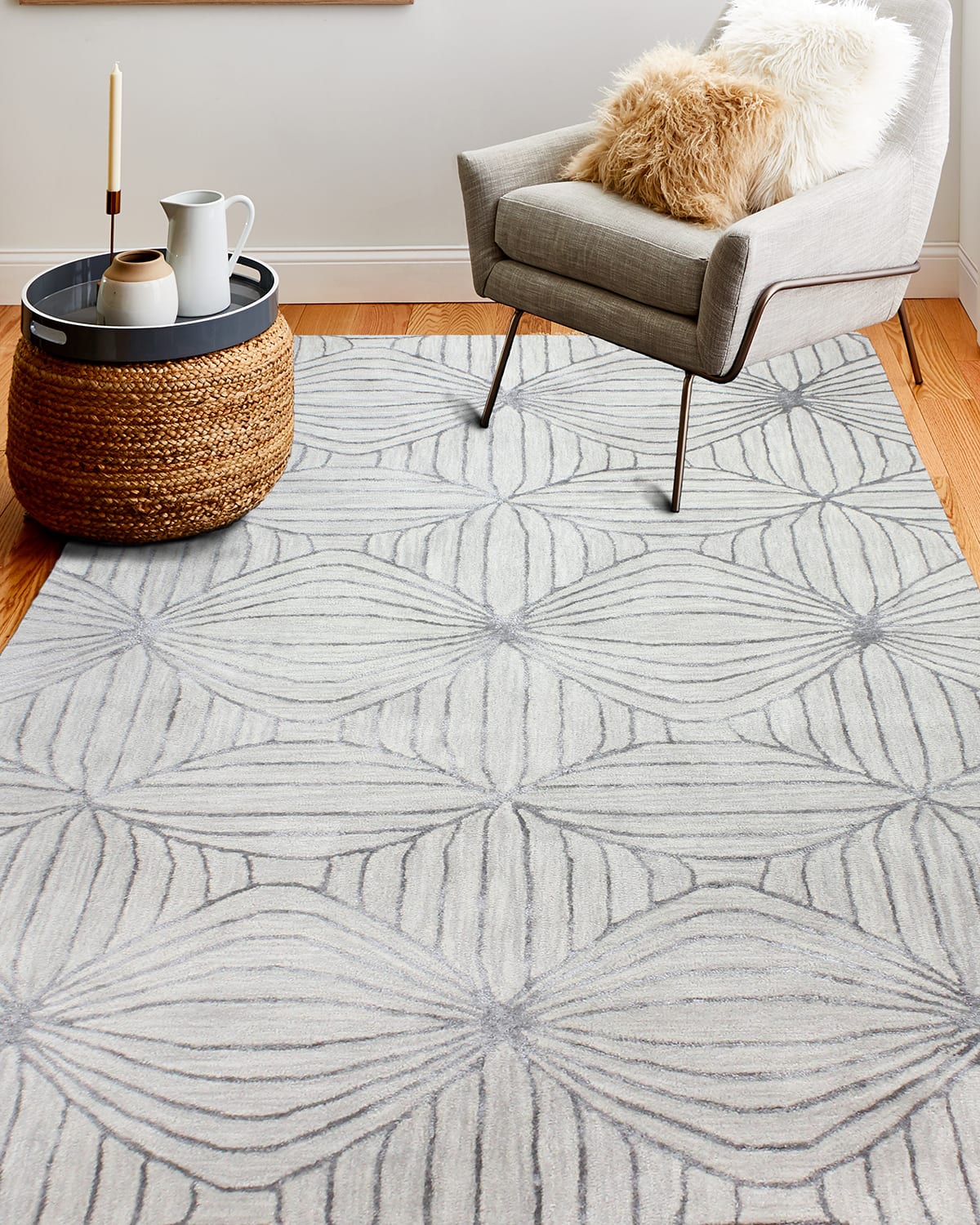 Brookside Hand-Tufted Rug, 6' x 9'