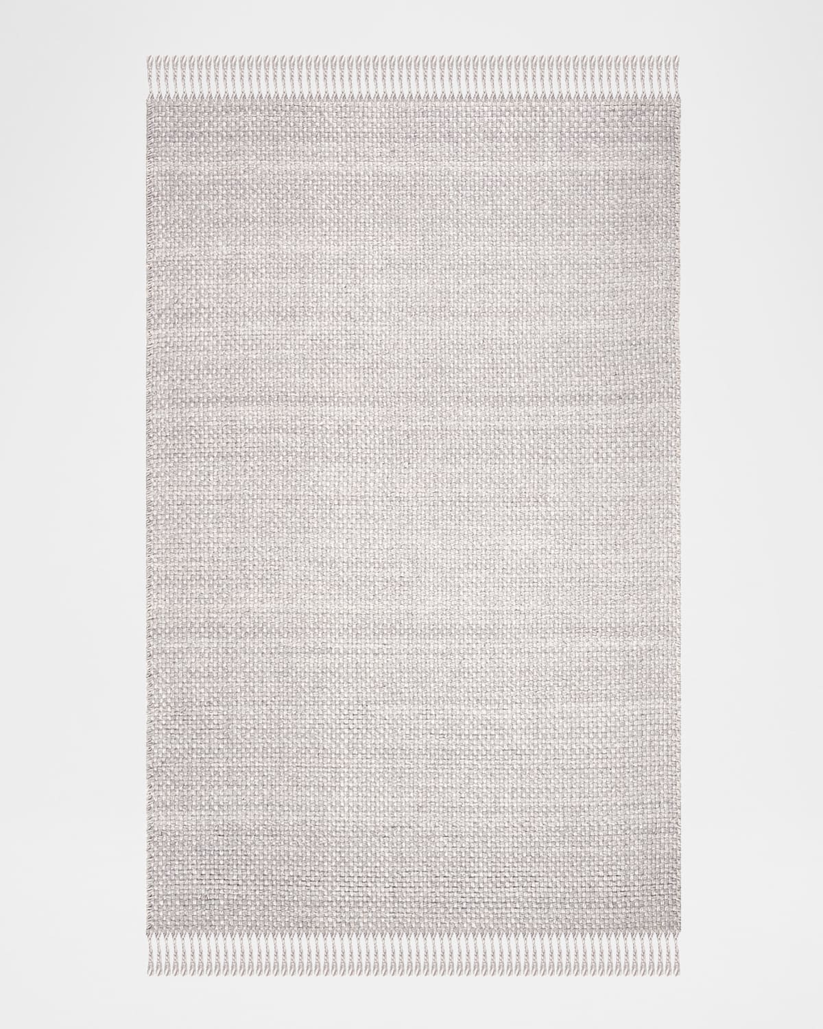 Amalie Pewter Hand-Woven Flat Weave Runner, 3' x 8'