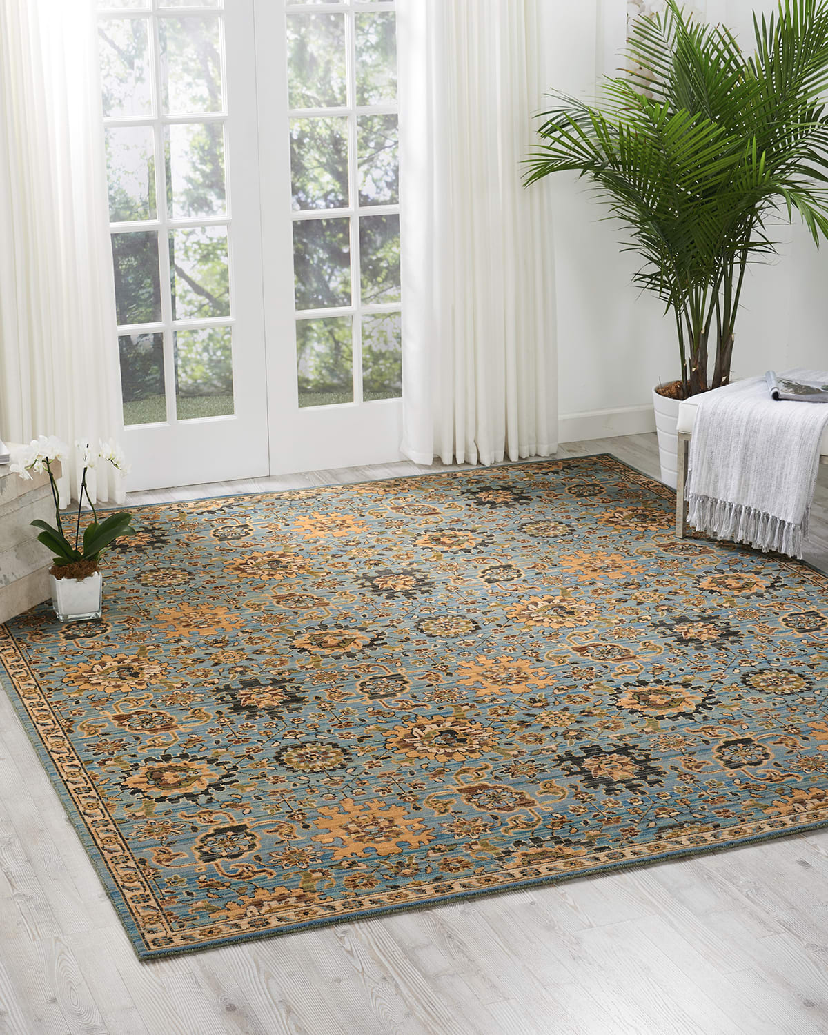 Manor Creek Loom Woven Rug, 6' x 8inin,Hand-finished