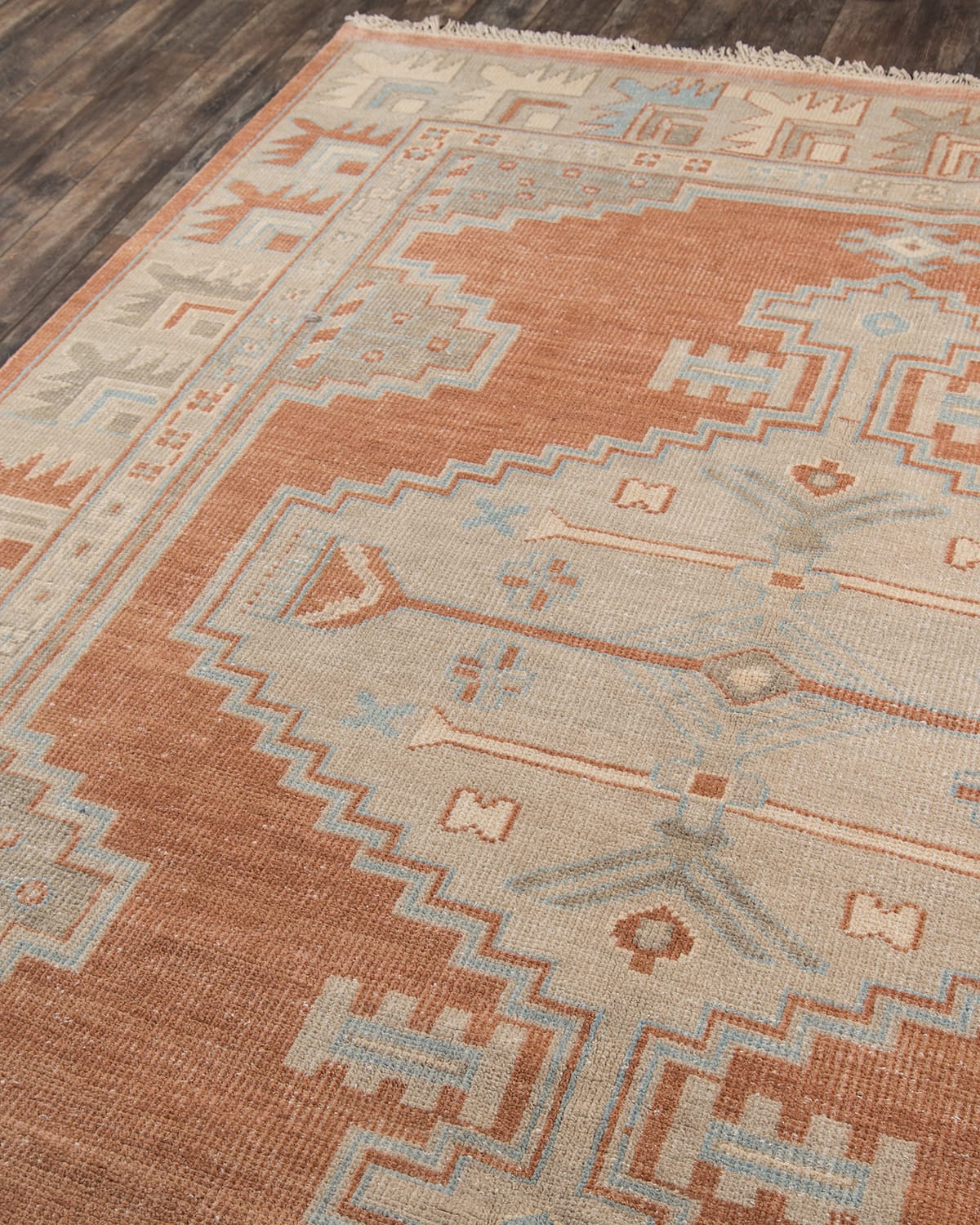 Othello Hand-Knotted Runner, 2' x 8'