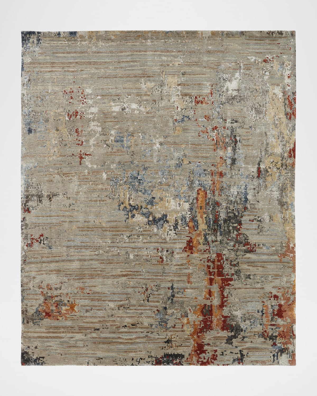 Braddock Hand-Knotted Runner, 3' x 10'