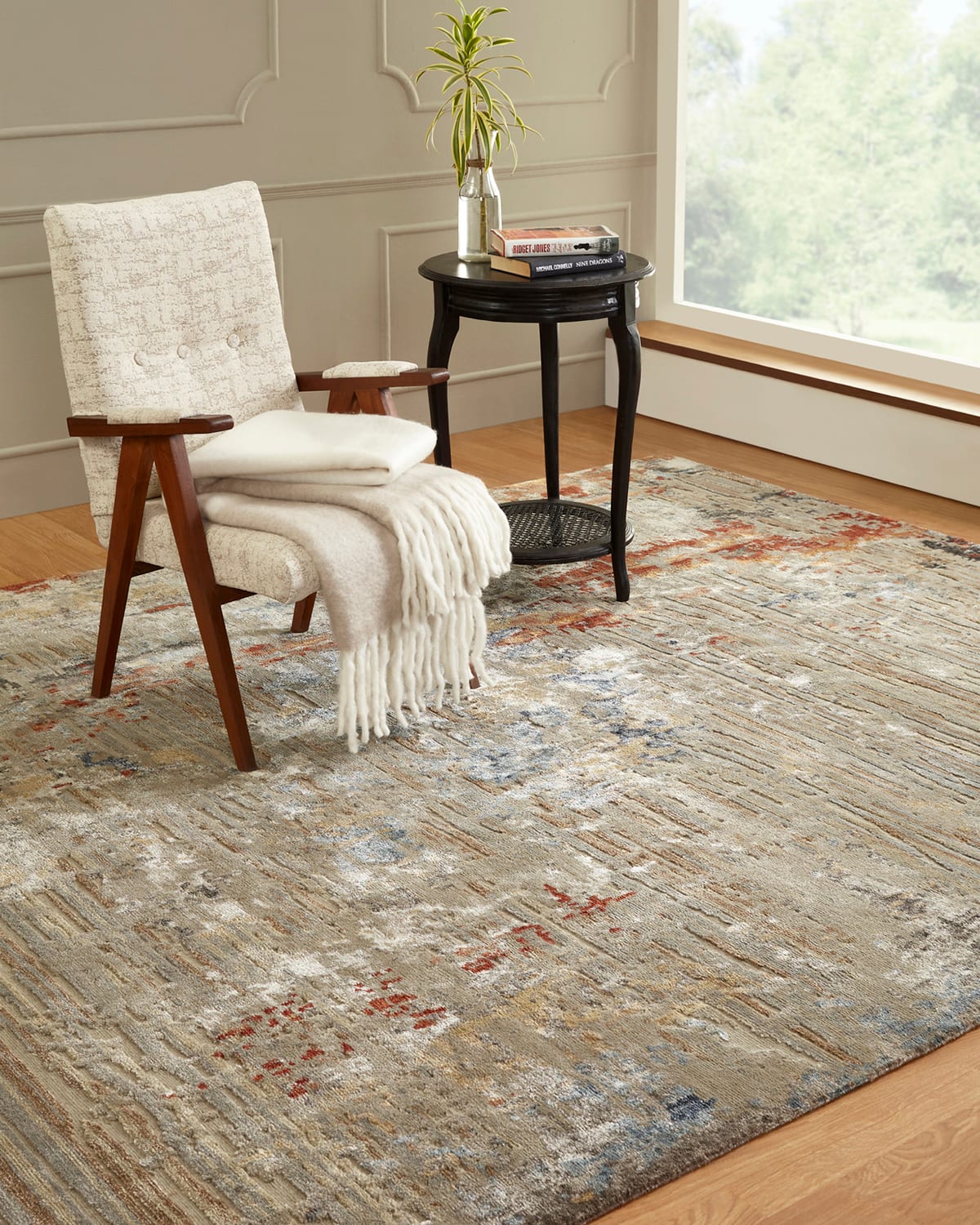 Braddock Hand-Knotted Rug, 4' x 6'