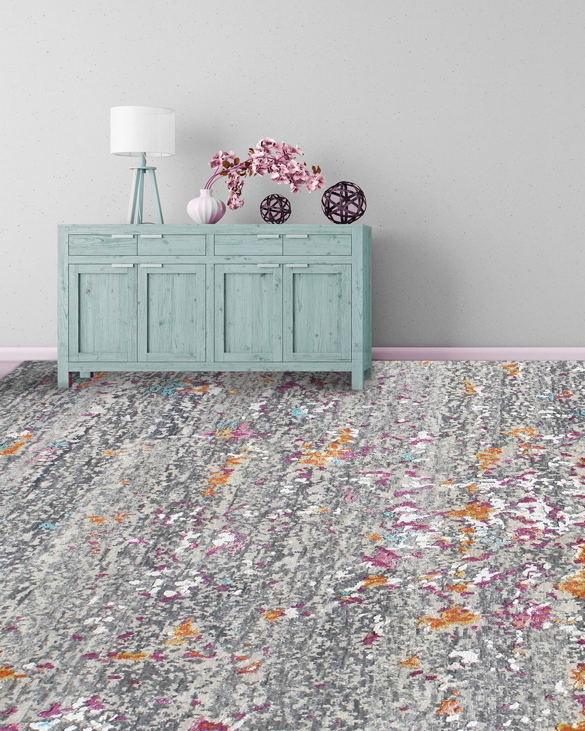 Stutley Hand-Knotted Rug, 8' x 10'