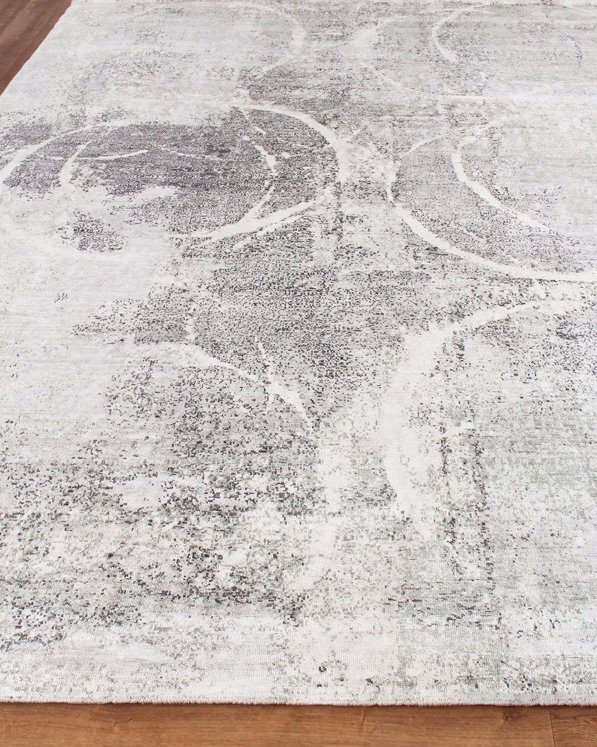 Montclair Hand-Knotted Silk Rug, 9' x 12'