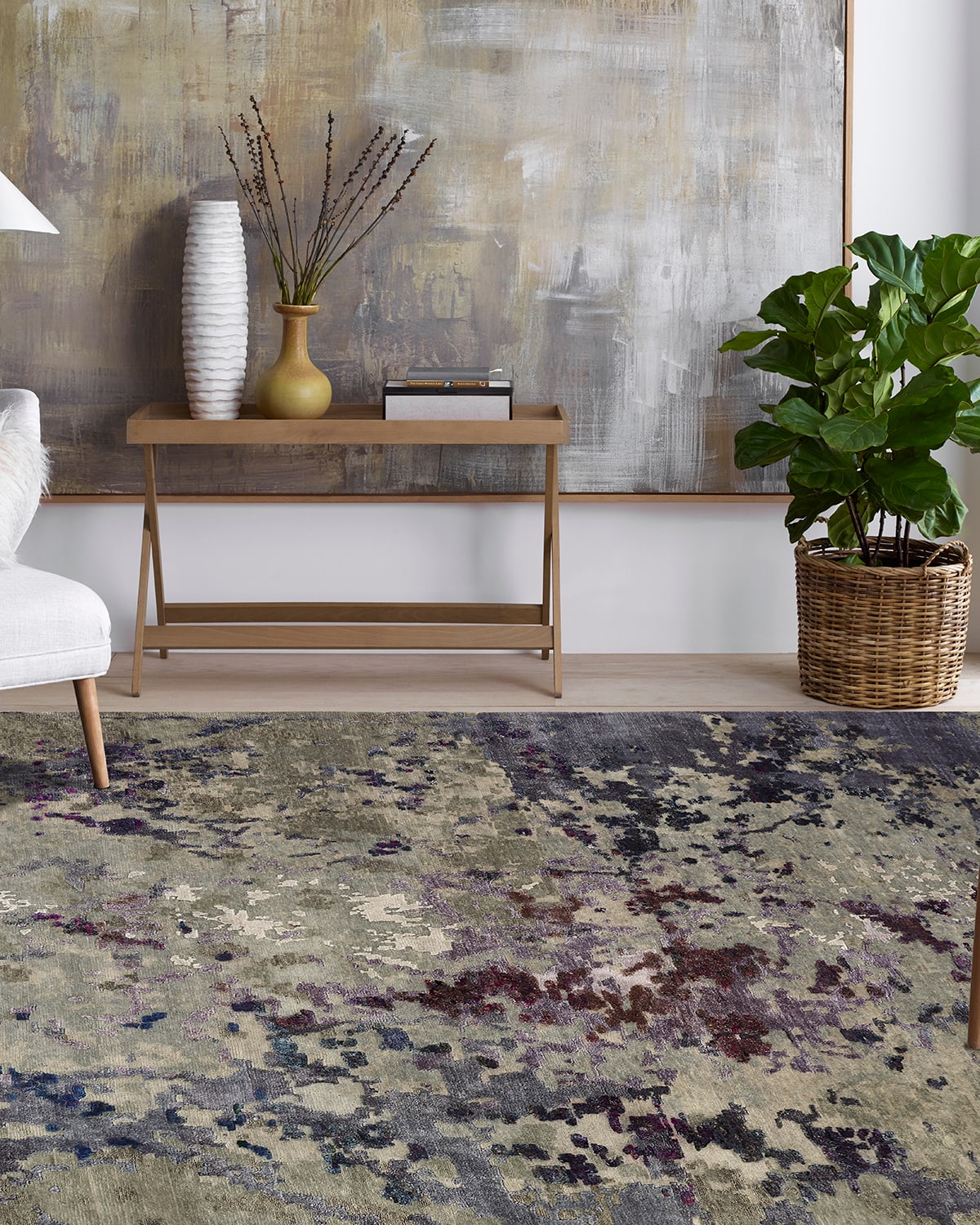 Ashmoore Hand Knotted Rug, 6' x 9'